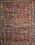 The Layla Rug 1 | Brick/Blue