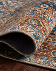 The Layla Rug 9 | Blue/Spice