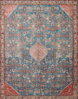 The Layla Rug 10 | Marine/Clay