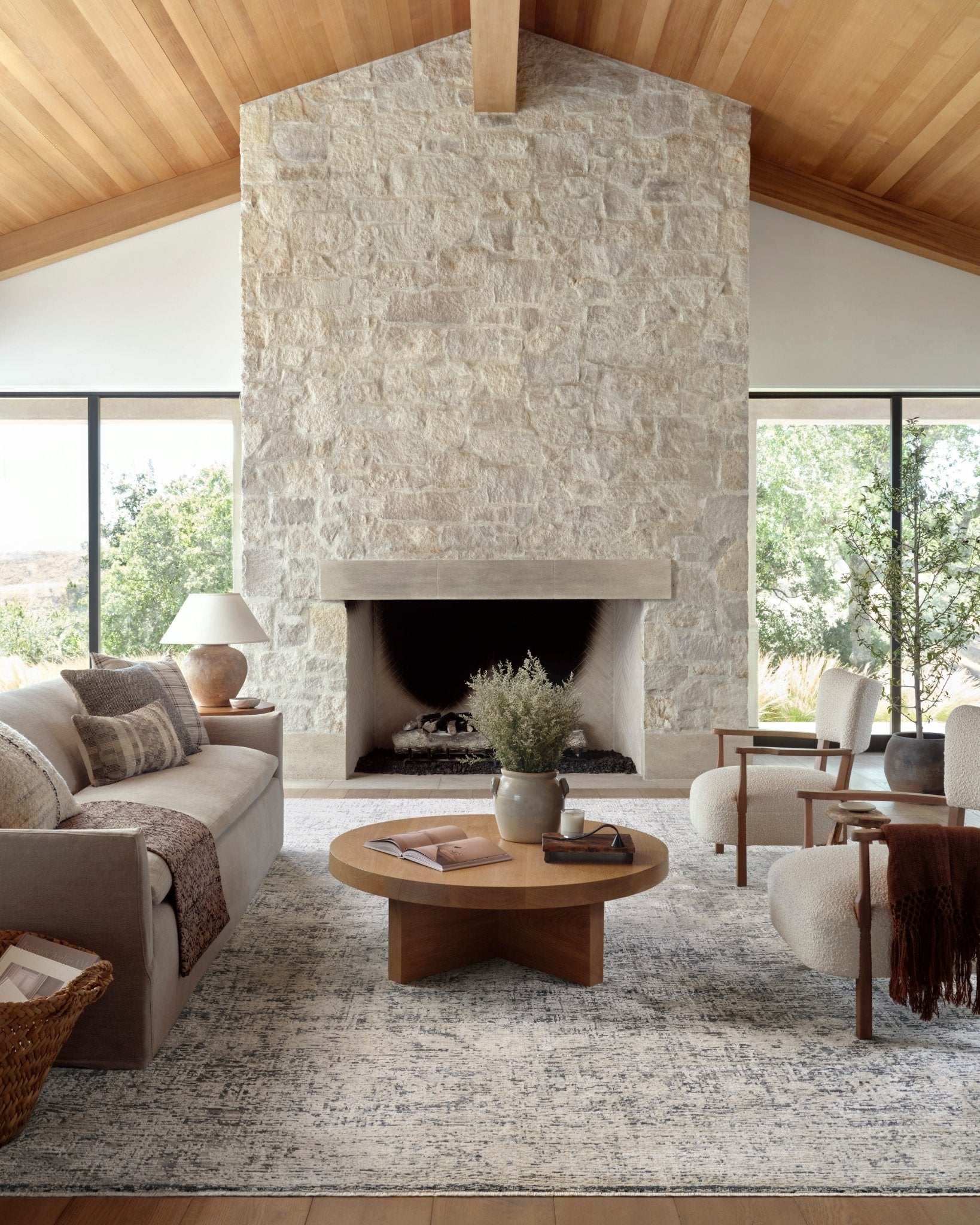 Anouk Rug in Charcoal By Amber Lewis - Plain Jane Interiors