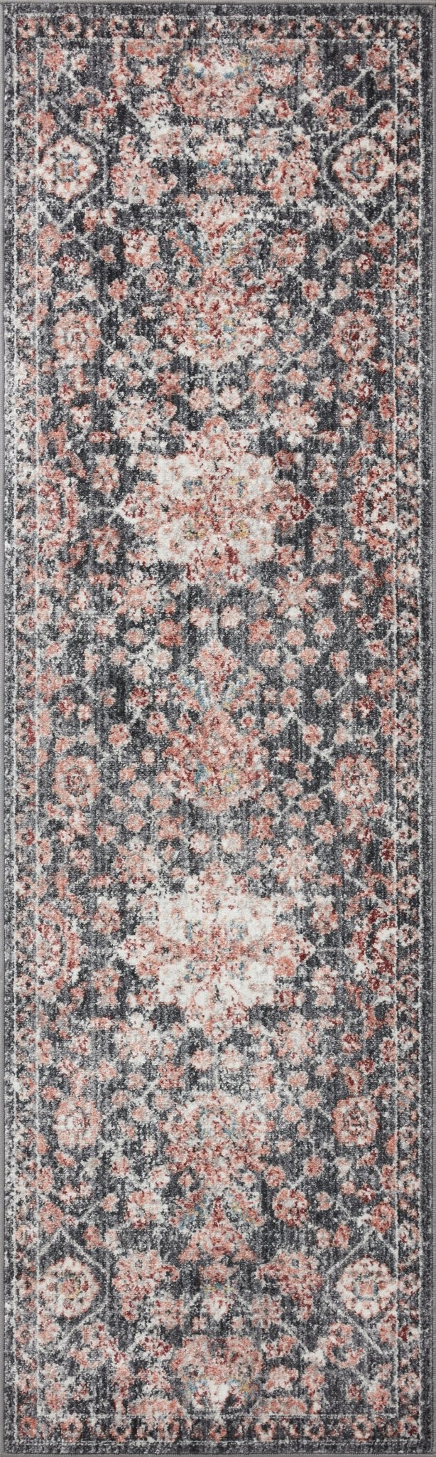 Arianna Charcoal Rug - by Loloi | Power - Loomed Rug - Plain Jane Interiors