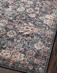 Arianna Charcoal Rug - by Loloi | Power - Loomed Rug - Plain Jane Interiors