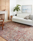 Arianna Rust Rug - by Loloi | Power - Loomed Rug - Plain Jane Interiors