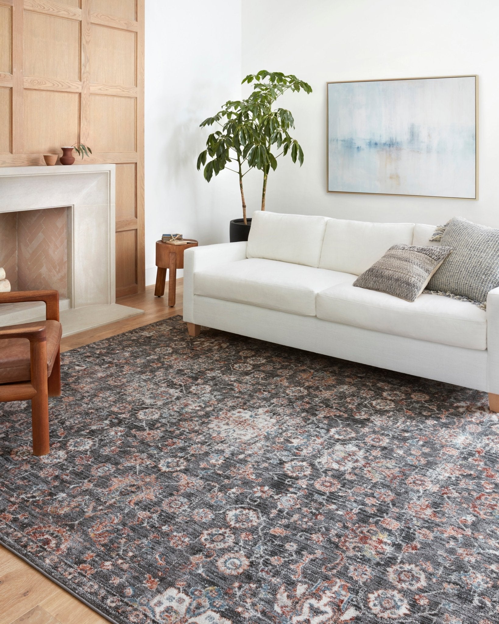 Arianna Rust Rug - by Loloi | Power - Loomed Rug - Plain Jane Interiors