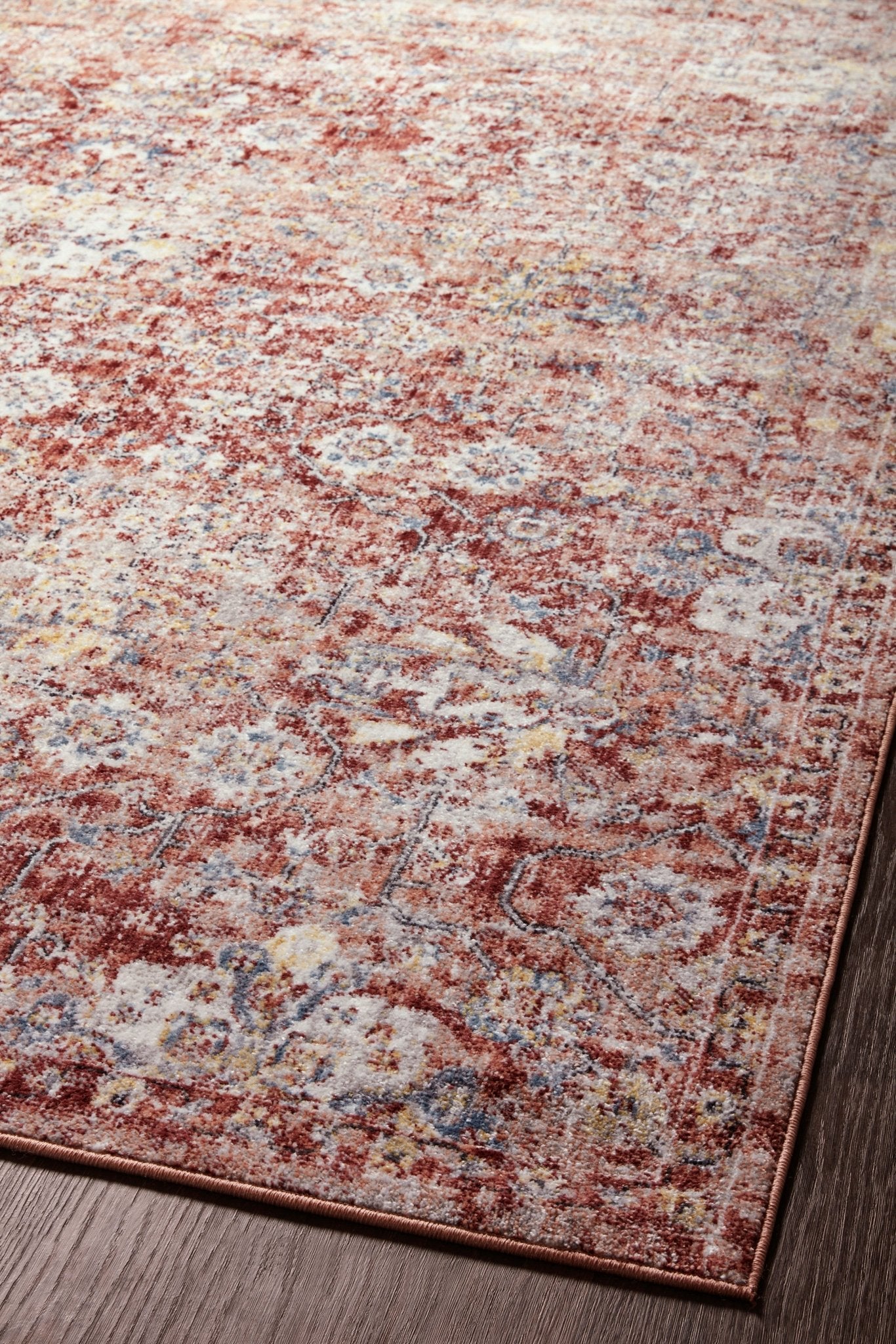 Arianna Rust Rug - by Loloi | Power - Loomed Rug - Plain Jane Interiors