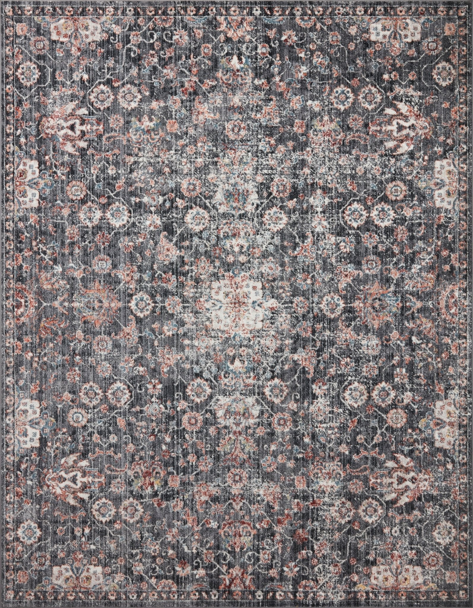 Arianna Rust Rug - by Loloi | Power - Loomed Rug - Plain Jane Interiors