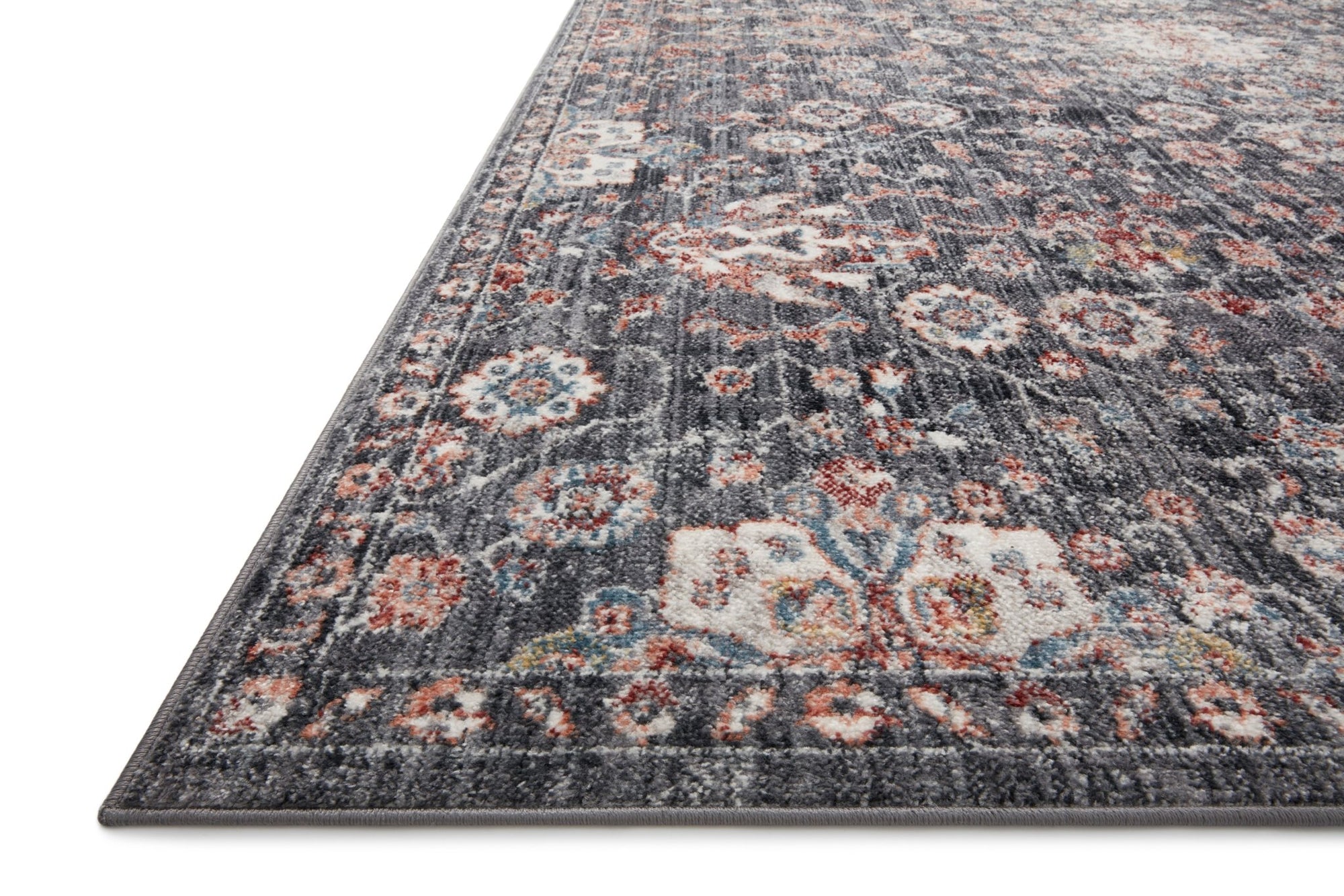 Arianna Rust Rug - by Loloi | Power - Loomed Rug - Plain Jane Interiors
