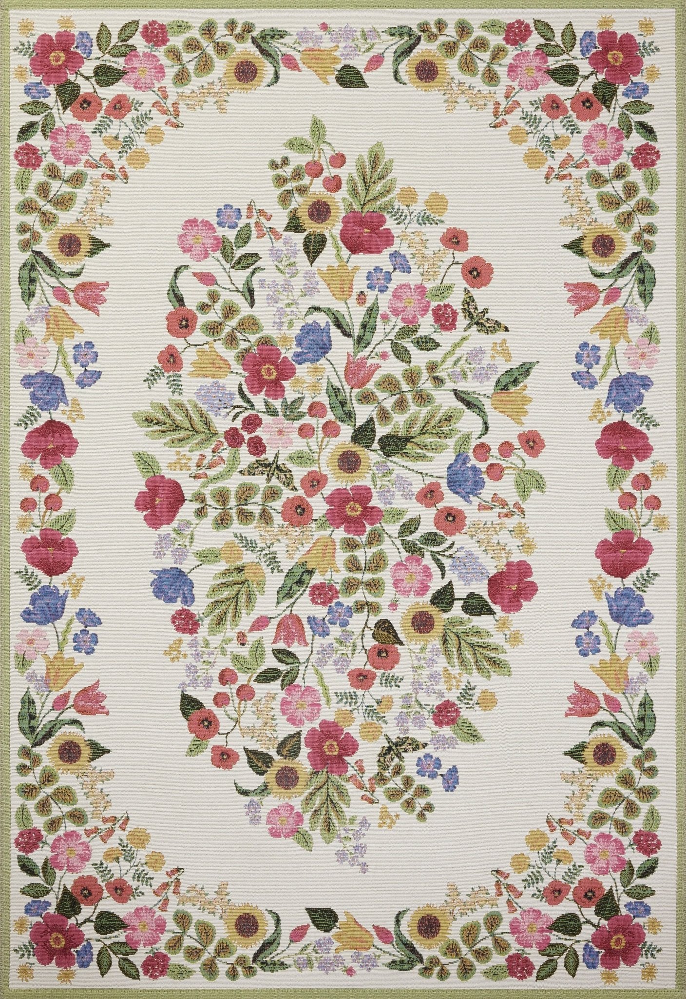 Blossom Navy Rug by Rifle paper Co - Plain Jane Interiors