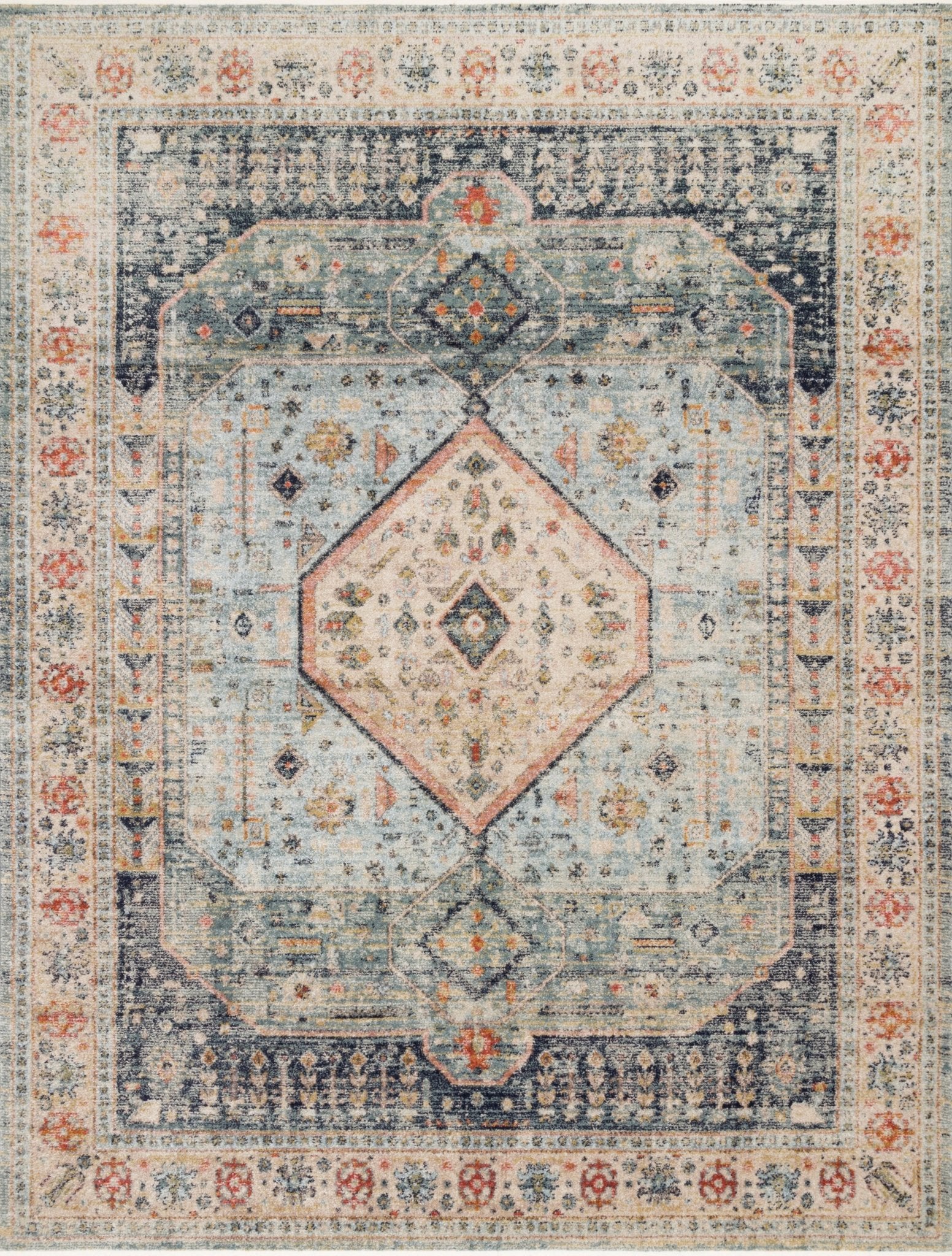 Diana Blue Rug by Magnolia Home - Plain Jane Interiors