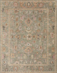 Ebony Rug in Sage/Sunset - by Loloi | Hand - Knotted Wool Rug - Plain Jane Interiors