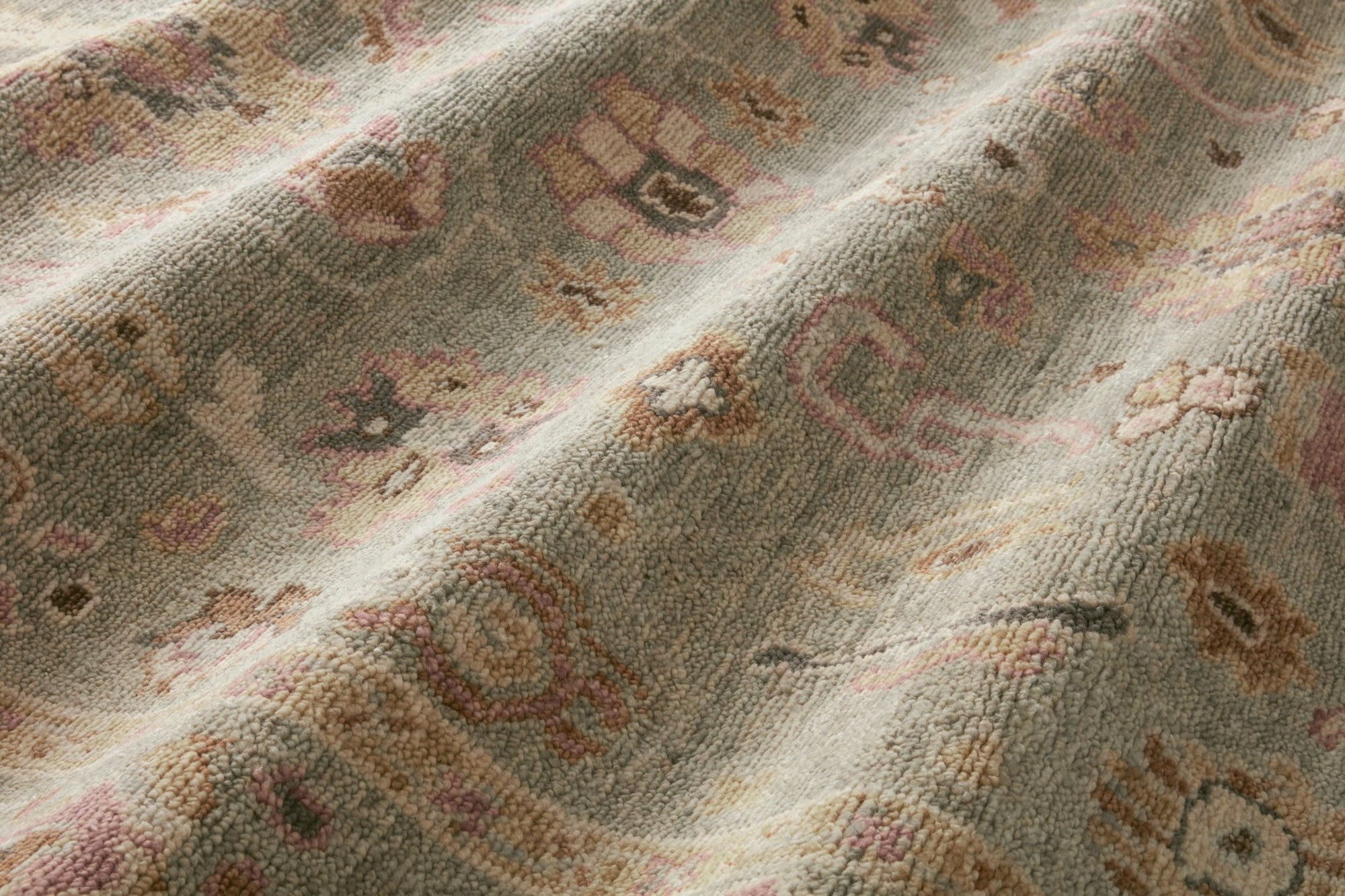 Ebony Rug in Sage/Sunset - by Loloi | Hand - Knotted Wool Rug - Plain Jane Interiors