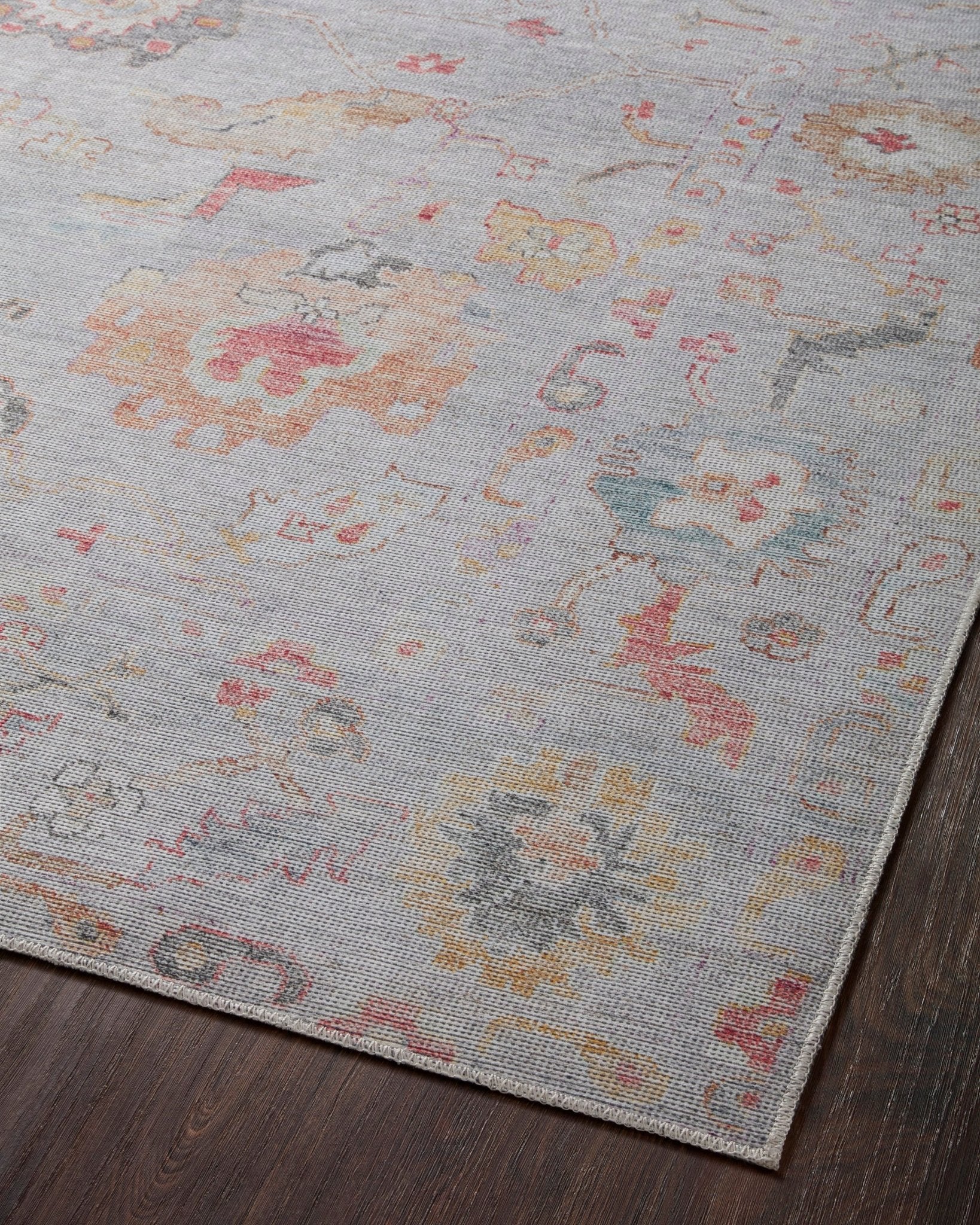 Eleanor Rug in Denim/Multi - by Loloi | Power - loomed Rug - Plain Jane Interiors