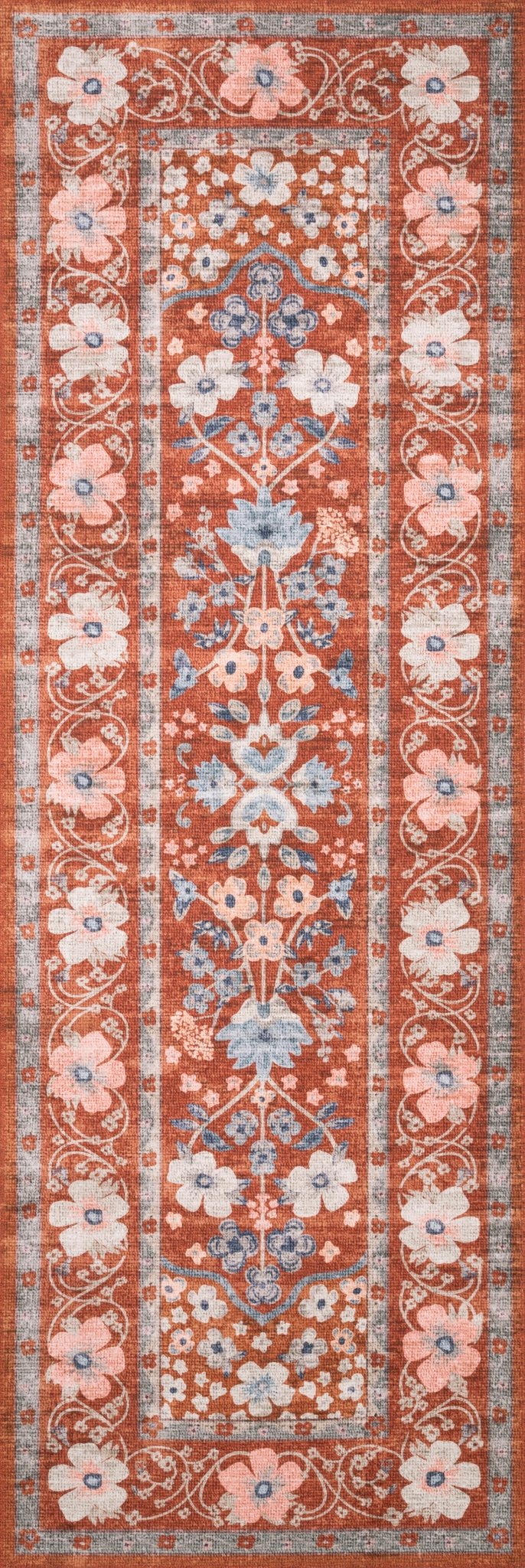 Elodie Crimson Rug by Rifle paper Co - Plain Jane Interiors