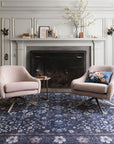 Elodie Navy Rug by Rifle paper Co - Plain Jane Interiors