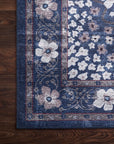 Elodie Navy Rug by Rifle paper Co - Plain Jane Interiors