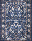 Elodie Navy Rug by Rifle paper Co - Plain Jane Interiors