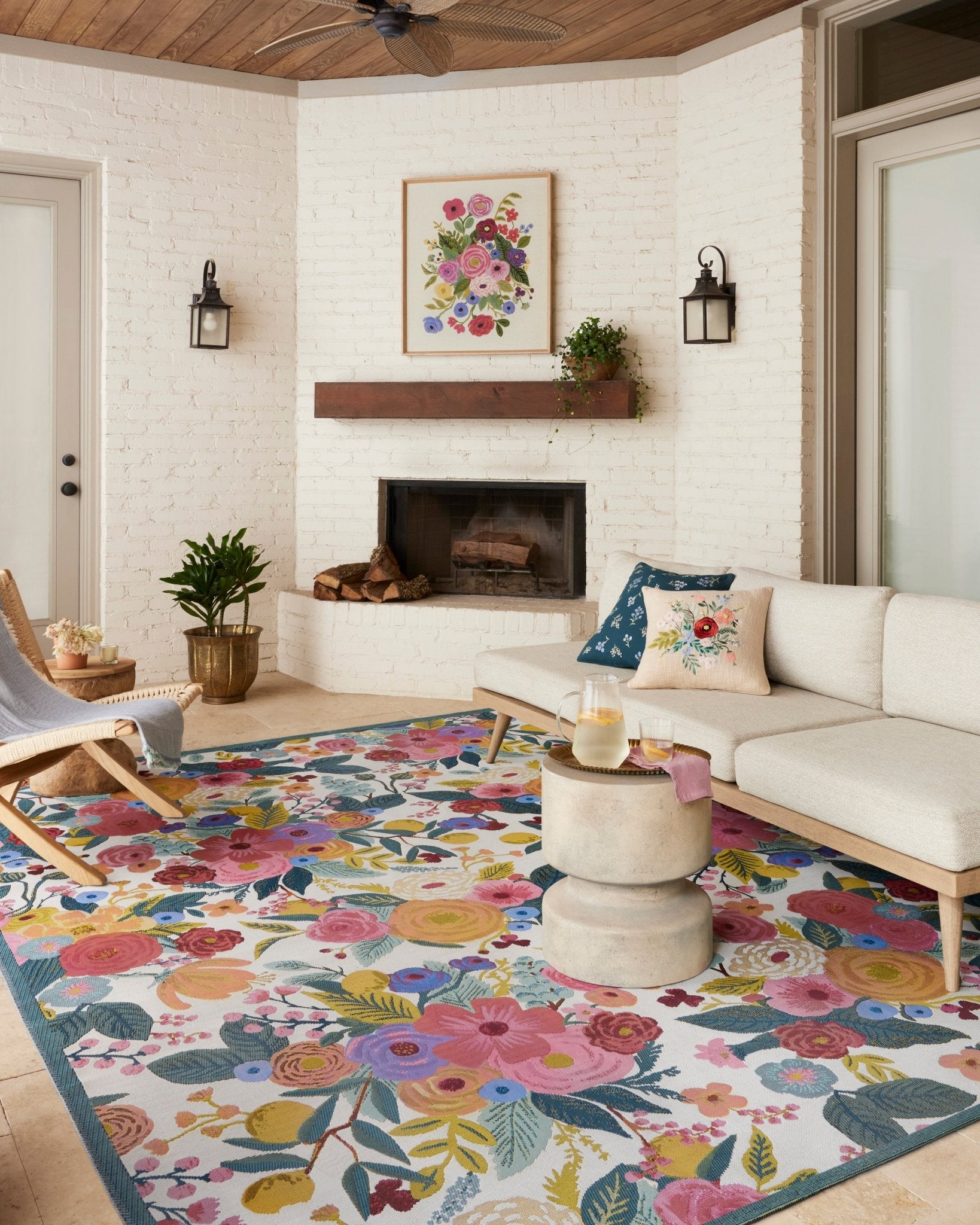 Garden Party Rug by Rifle paper Co - Plain Jane Interiors