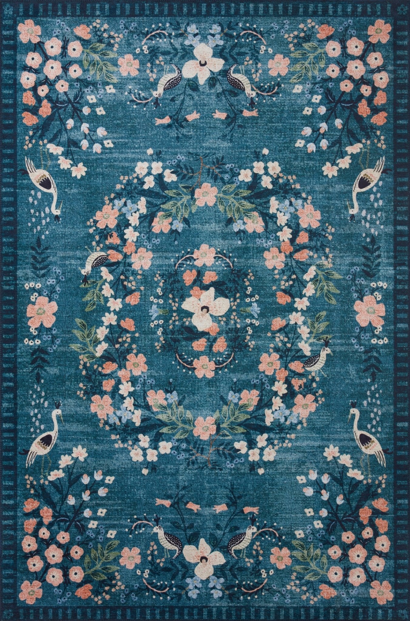 Giulia Gray Rug by Rifle paper Co - Plain Jane Interiors