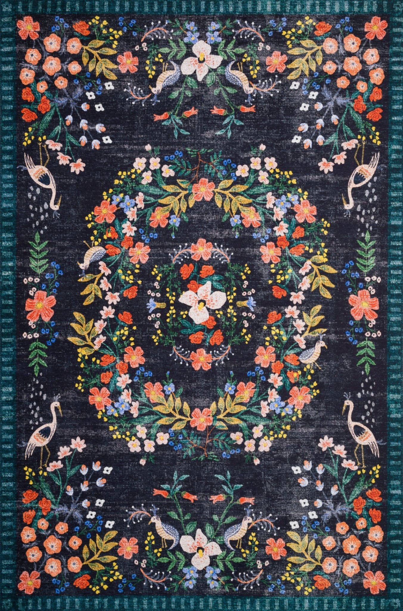 Giulia Rose Rug by Rifle paper Co - Plain Jane Interiors