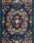 Giulia Teal Rug by Rifle paper Co - Plain Jane Interiors