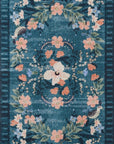 Giulia Teal Rug by Rifle paper Co - Plain Jane Interiors