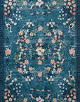 Giulia Teal Rug by Rifle paper Co - Plain Jane Interiors