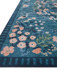 Giulia Teal Rug by Rifle paper Co - Plain Jane Interiors