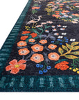 Giulia Teal Rug by Rifle paper Co - Plain Jane Interiors