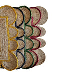 Green Scallop Jute Rug - Plain Jane Interiors