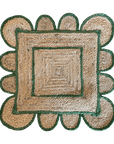 Green Scallop Jute Rug - Plain Jane Interiors