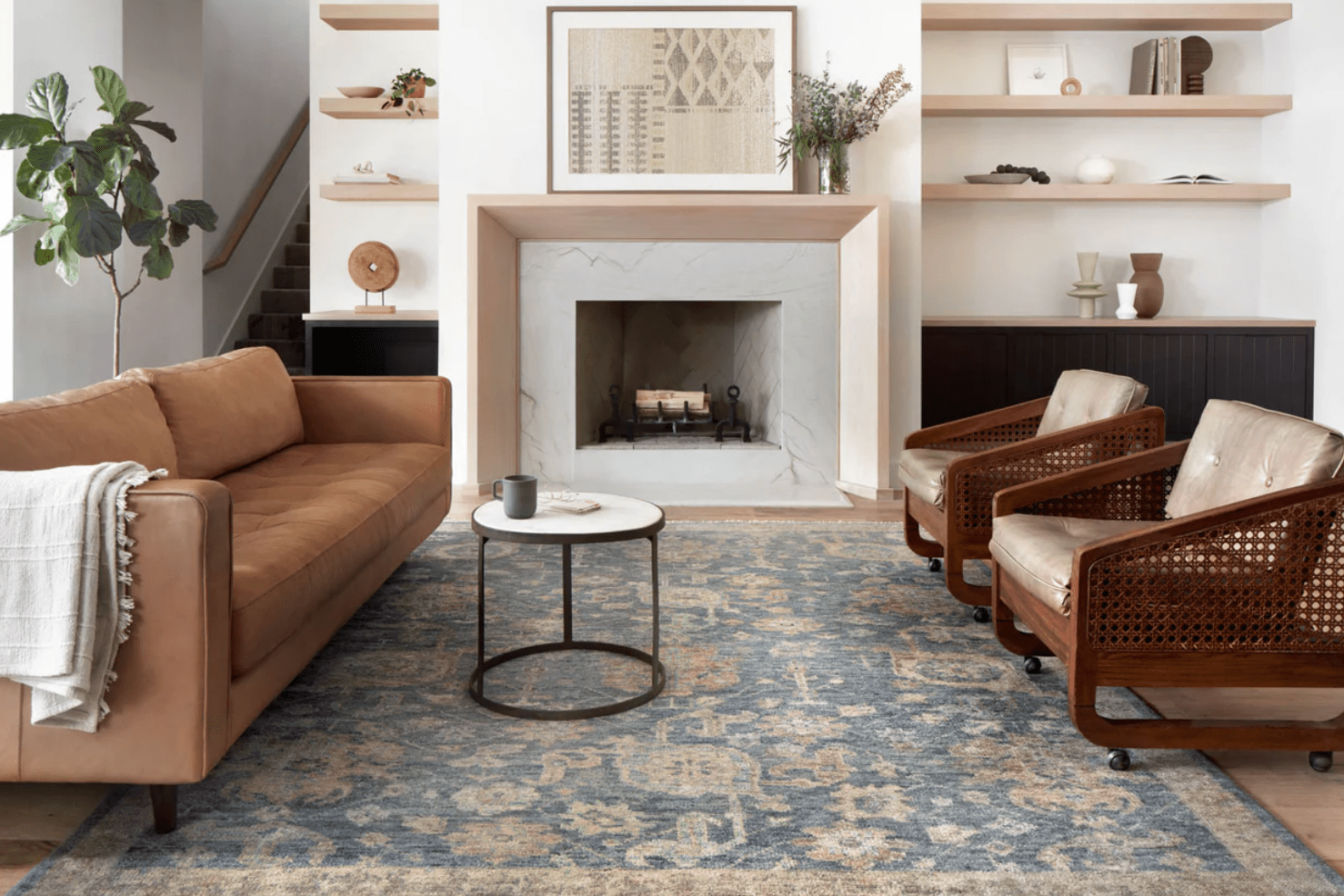 Molly Rug in Indigo by Loloi - Plain Jane Interiors