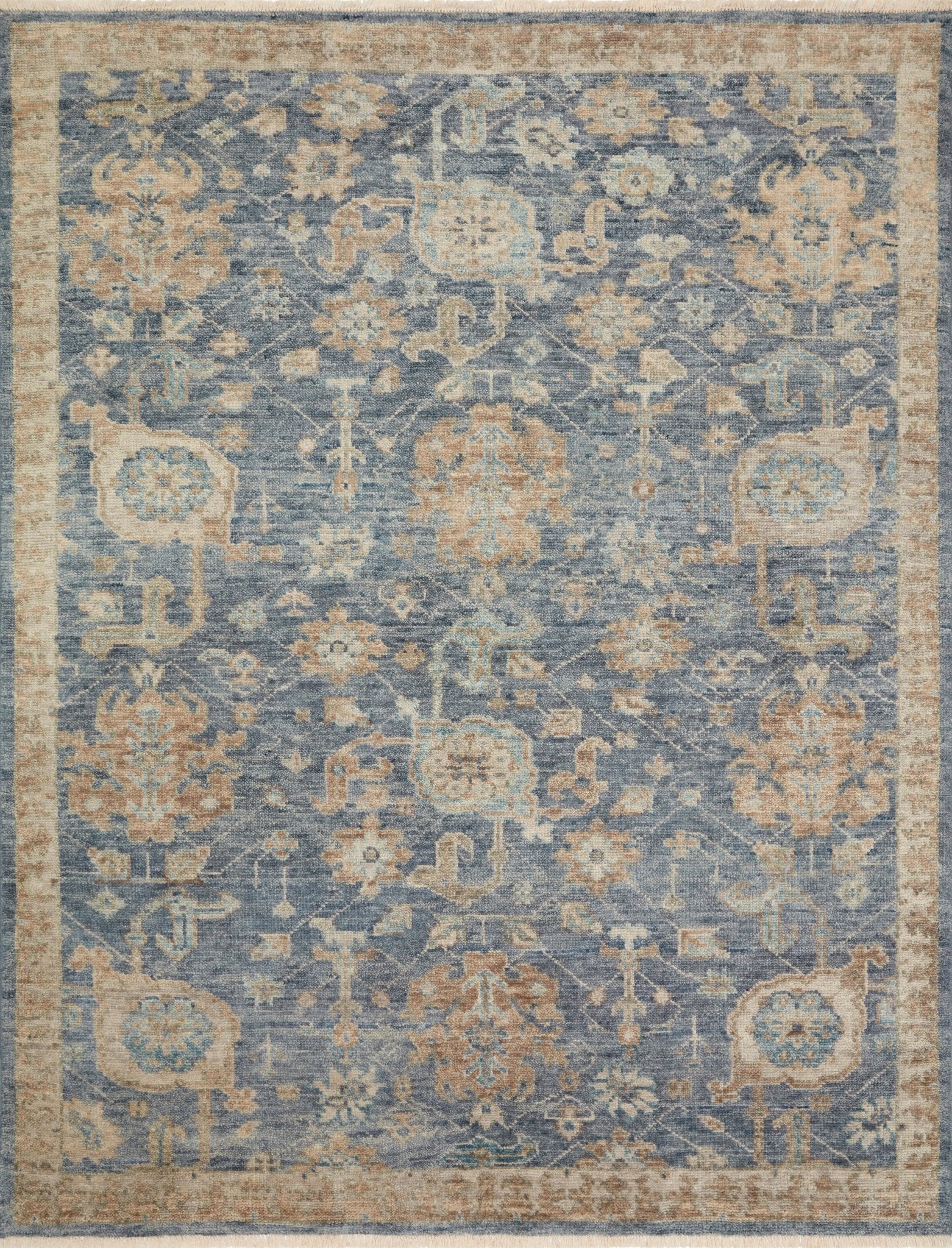 Molly Rug in Indigo - by Loloi | Hand - Knotted Wool Rug - Plain Jane Interiors