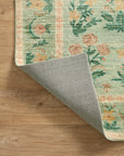 Mughal Rose Rug in Moss by Riffle Paper Co - Plain Jane Interiors