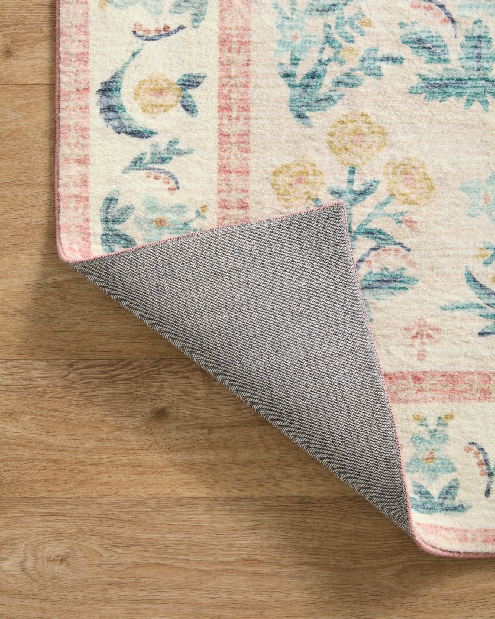 Mughal Rose Rug in Moss by Riffle Paper Co - Plain Jane Interiors