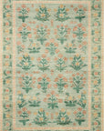 Mughal Rose Rug in Moss by Riffle Paper Co - Plain Jane Interiors