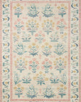 Mughal Rose Rug in Moss by Riffle Paper Co - Plain Jane Interiors