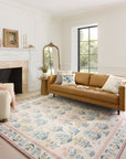 Mughal Rose Rug in Moss by Riffle Paper Co - Plain Jane Interiors