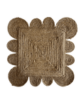 Natural Scallop Jute Rug - Plain Jane Interiors