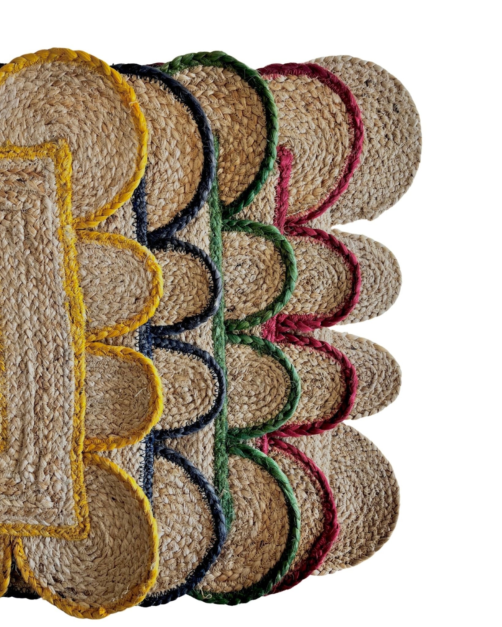 Natural Scallop Jute Rug - Plain Jane Interiors