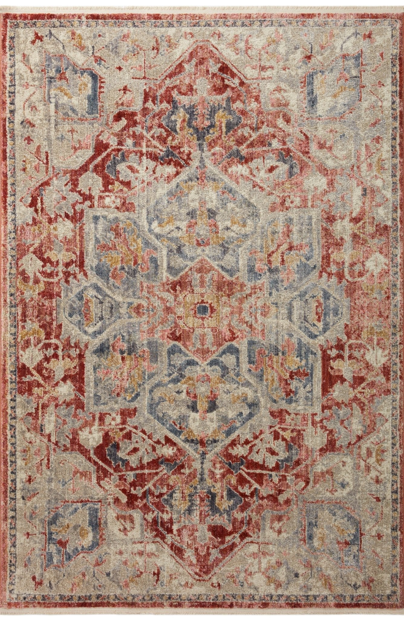 Penelope Garnet Rug by Magnolia Home - Plain Jane Interiors