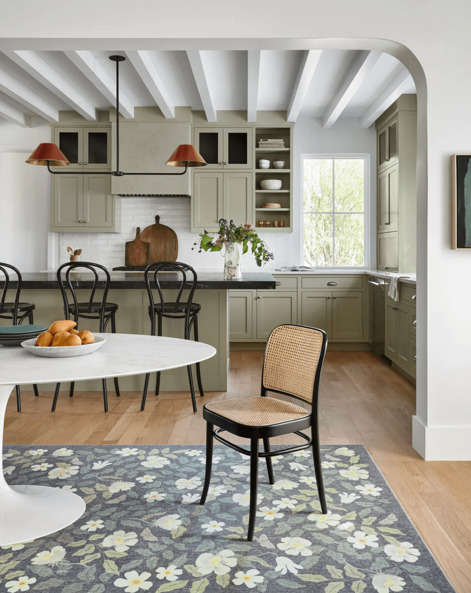 Primrose Charcoal Rug by Rifle Paper - Plain Jane Interiors