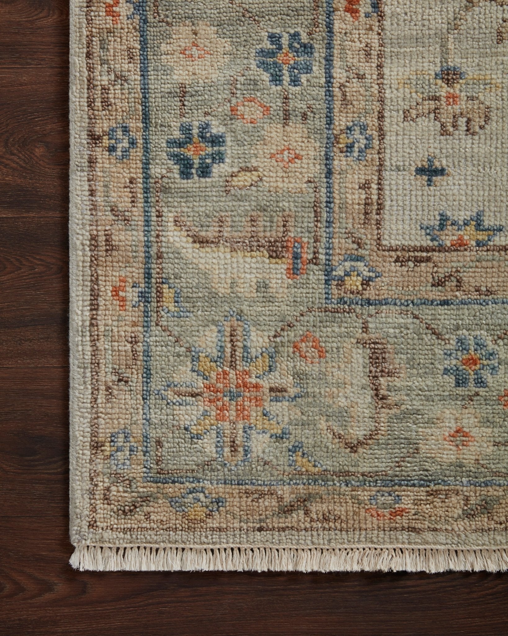 Stella Rug in Stone/Multi - By Loloi Rugs| Hand - Knotted Wool - Plain Jane Interiors