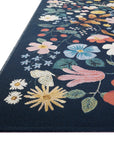 Strawberries Black Rug by Rifle paper Co - Plain Jane Interiors