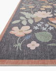 Strawberry Fields Black Rug by Rifle paper Co - Plain Jane Interiors