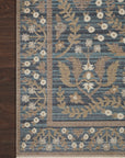 The Anika Navy Rug by Riffle Co Paper x Loloi - Plain Jane Interiors