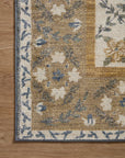 The Belverde Gold Rug by Riffle Co Paper x Loloi - Plain Jane Interiors