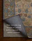 The Edinburgh Rug in TAN / OLIVE | Rifle Paper Co x Loloi - Plain Jane Interiors