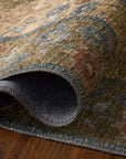 The Edinburgh Rug in TAN / OLIVE | Rifle Paper Co x Loloi - Plain Jane Interiors