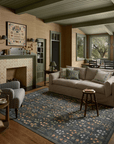 The Edinburgh Rug in WHEAT / MULTI | Rifle Paper Co x Loloi - Plain Jane Interiors