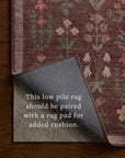 The Edinburgh Rug in WHEAT / MULTI | Rifle Paper Co x Loloi - Plain Jane Interiors